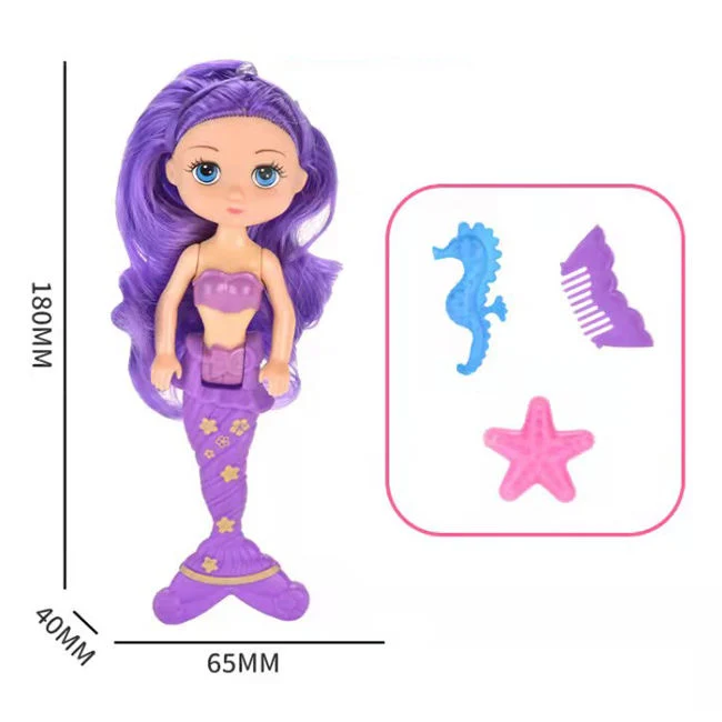 6 Inch 3 Colors Mixed Children Educational Dress up Games Pretty Toys