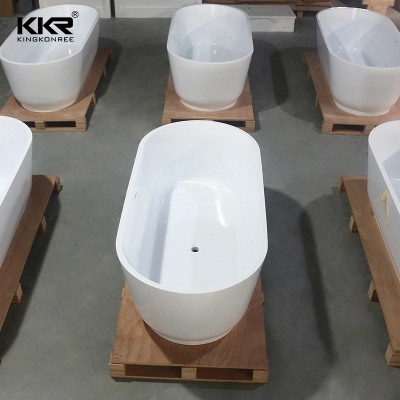 Wholesale/Supplier Factory Price Upc SPA Adult Marble Stone Acrylic Solid Surface Freestanding Bathtub for Hotel