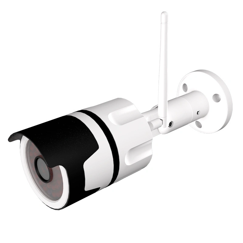 Smart IP Camera 1080P Outdoor Wi-Fi Bullet Camera HD Camera Surveillance Outdoor 2MP CE White H. 265 Cloud, SD Card CMOS 20m IP66