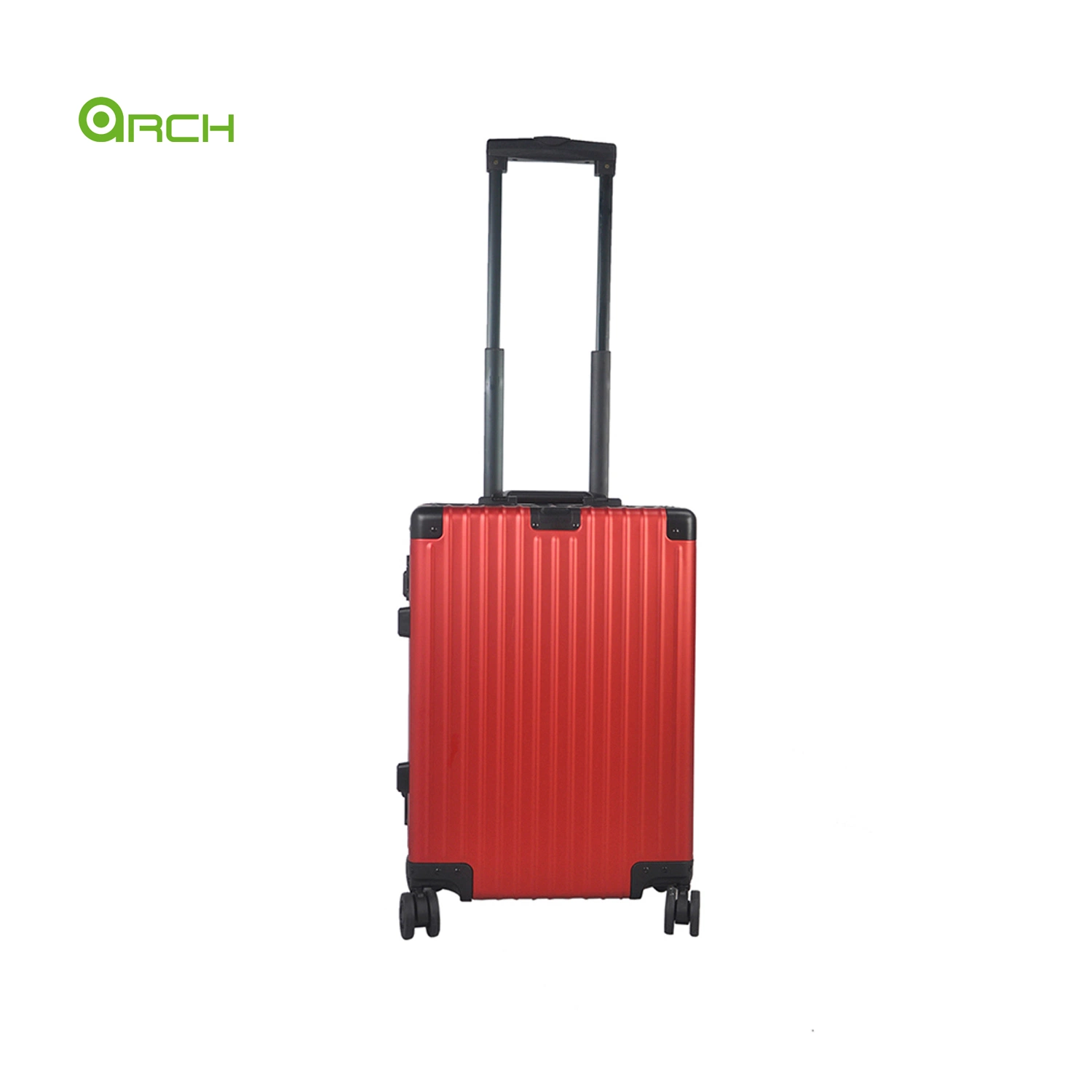 28" Fashion Aluminum Hard Case Trolley Luggage with Dual Spinner Wheels Travel Fg2217LG-L