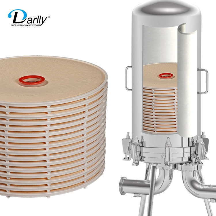 Long Service Life and High Economic Efficiency Depth-Stack Filter Cartridges 8", 12", 16"