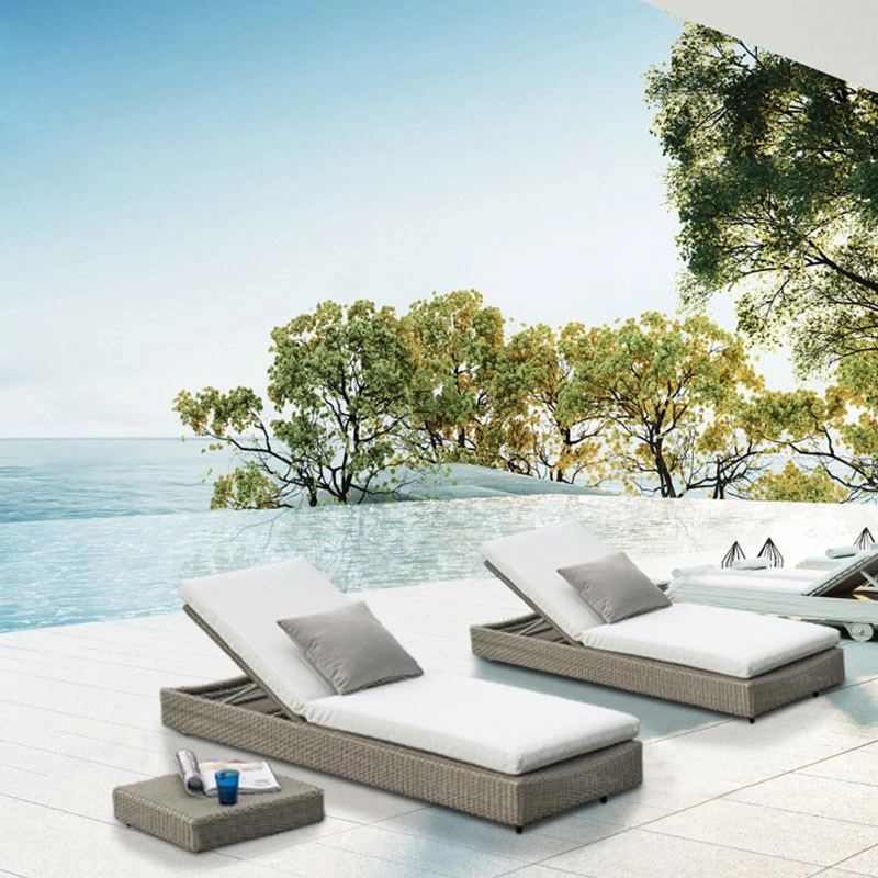 Nordic exterior Vine Weaving Leisure Simplicity Muebles de aluminio para jardín