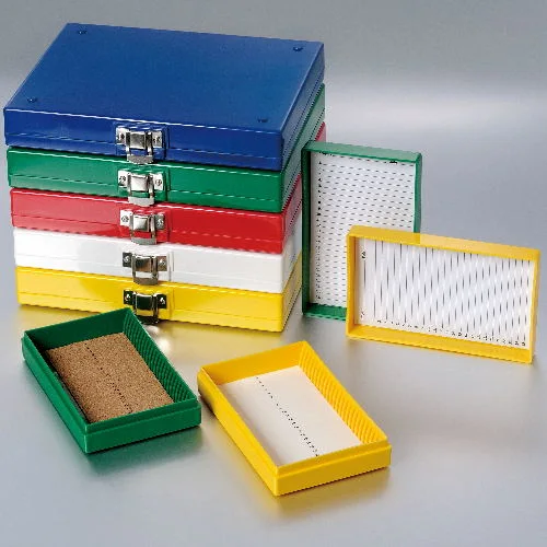 Slide Storage Boxes Traditional Cork or Foam Lining Available 5 Assorted Colors