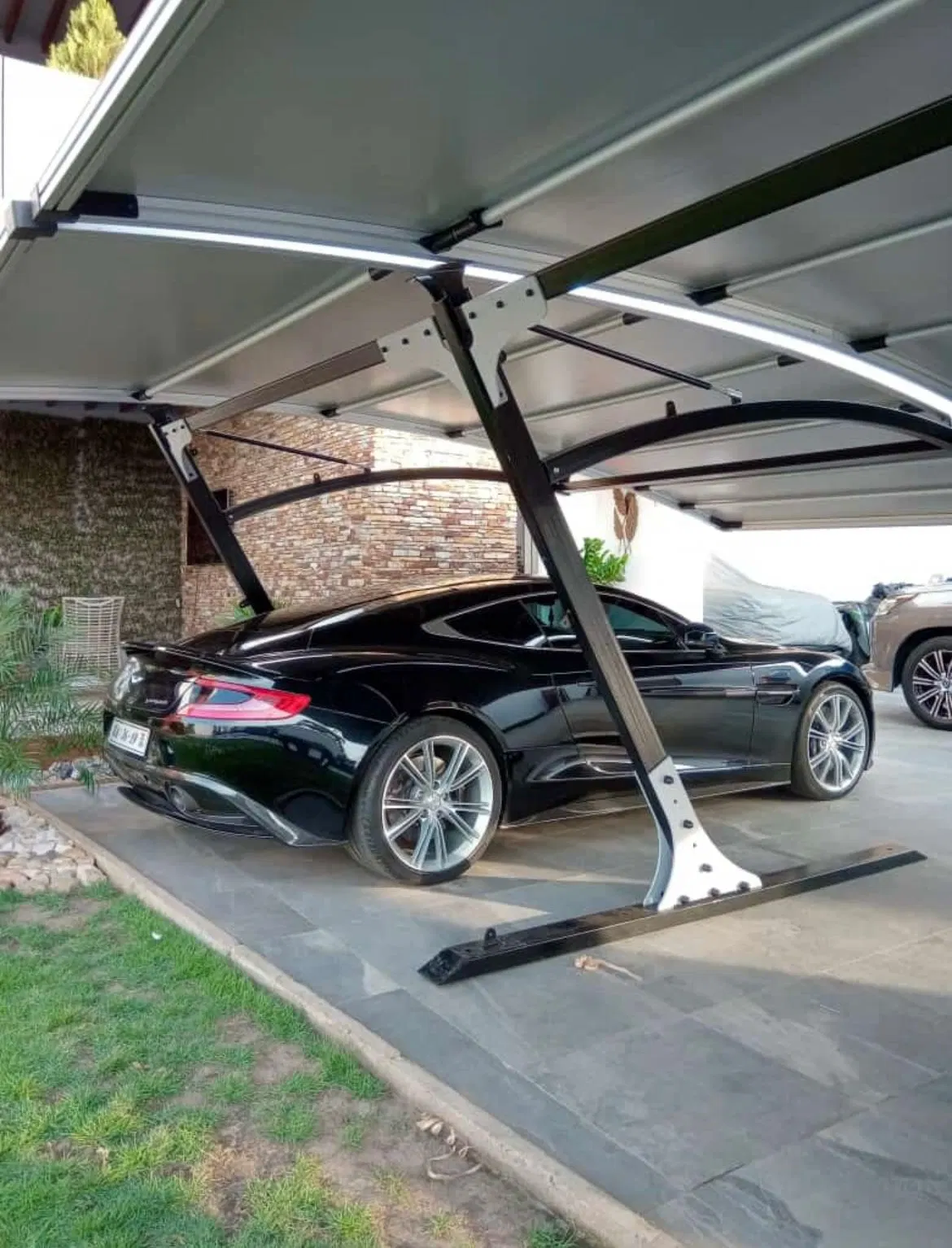 Carports with Membrace Roof (canopy for cars)