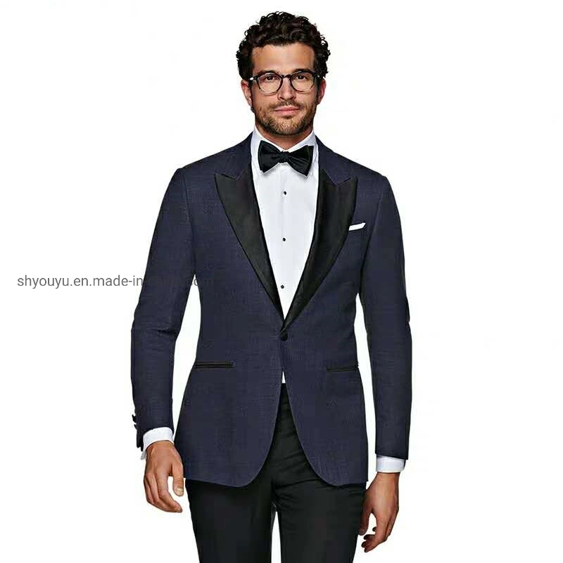 New Design Man Suit Navy Blue Men Suits