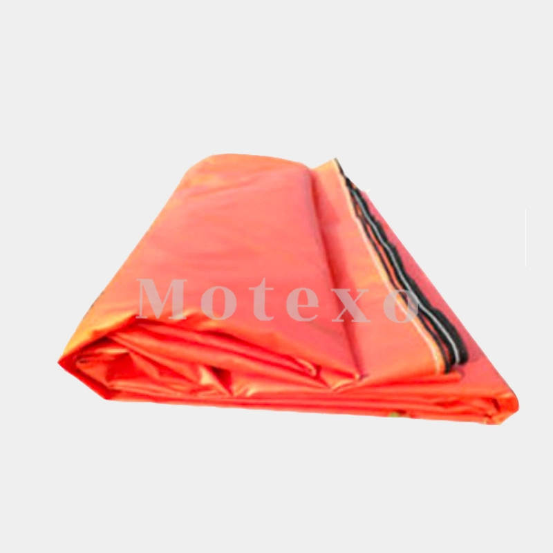 PVC Coated Mine Ventilation Duct Fabric Anti Static Fire Resistant