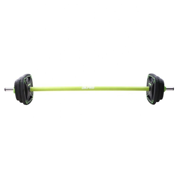 Okpro Urethane PU Coated 20kg Barbell Set