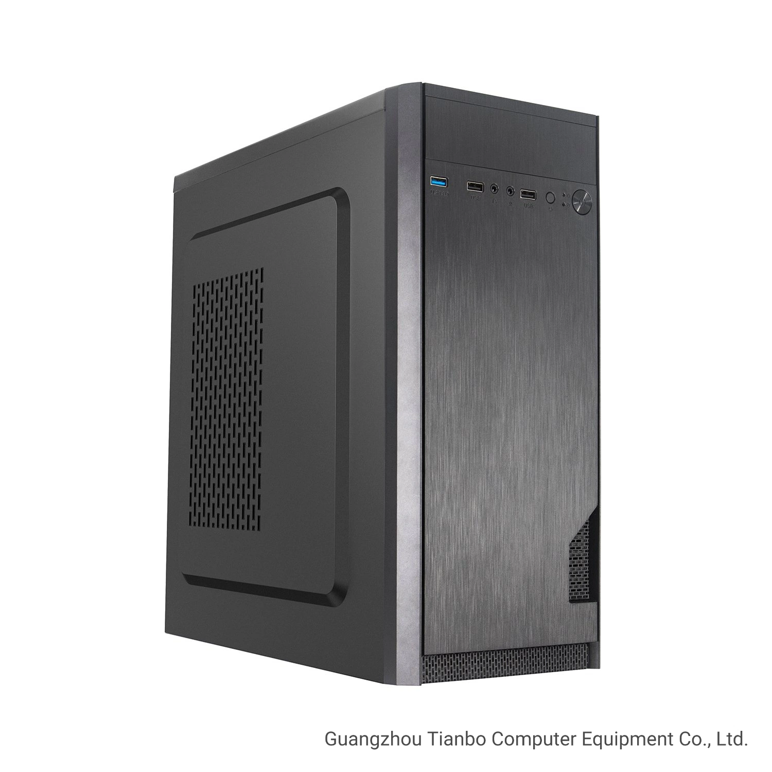 Popular Office Style ATX Computer Case with Mesh Deco Parts