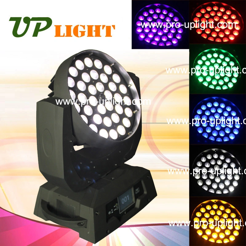 رأس متحرك 36*18 RGWA+UV 6in1 إضاءة مرحلة LED لغسل التكبير/التصغير