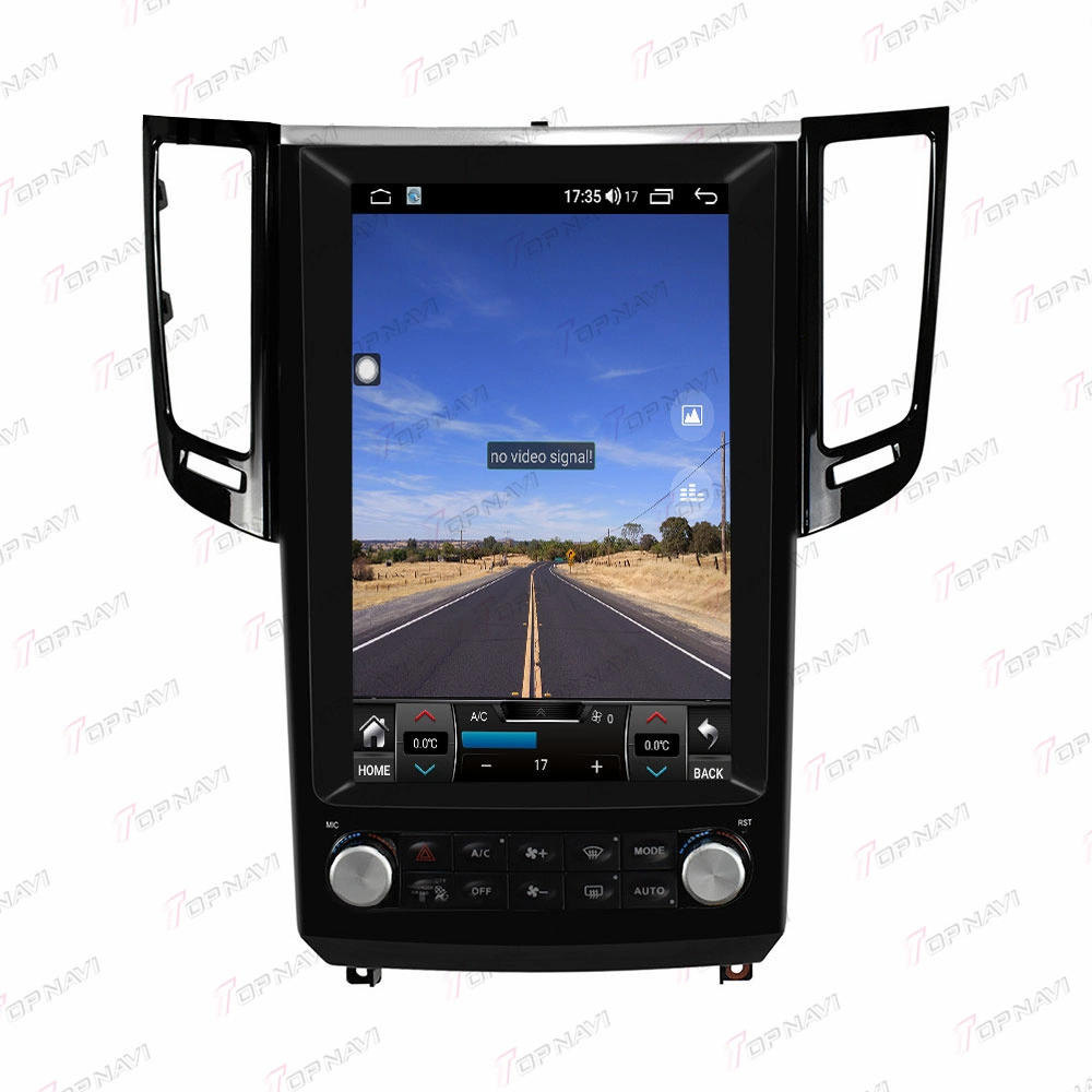 Rádio GPS DVD Multimedia player de vídeo para a marca Infiniti FX35 Universal 2011-2015