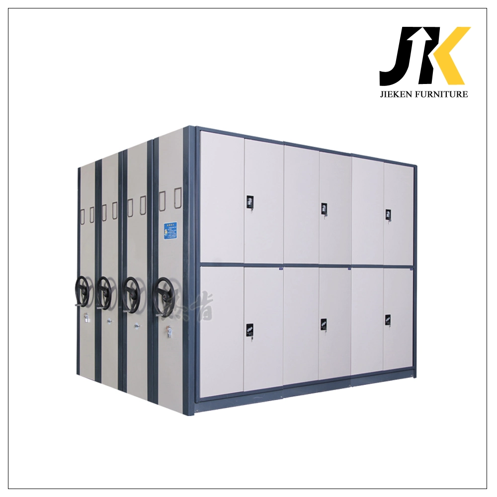 School Space Saver Mobile Compactor Shelving Archive Steel Storage Movable Filing Cabinet