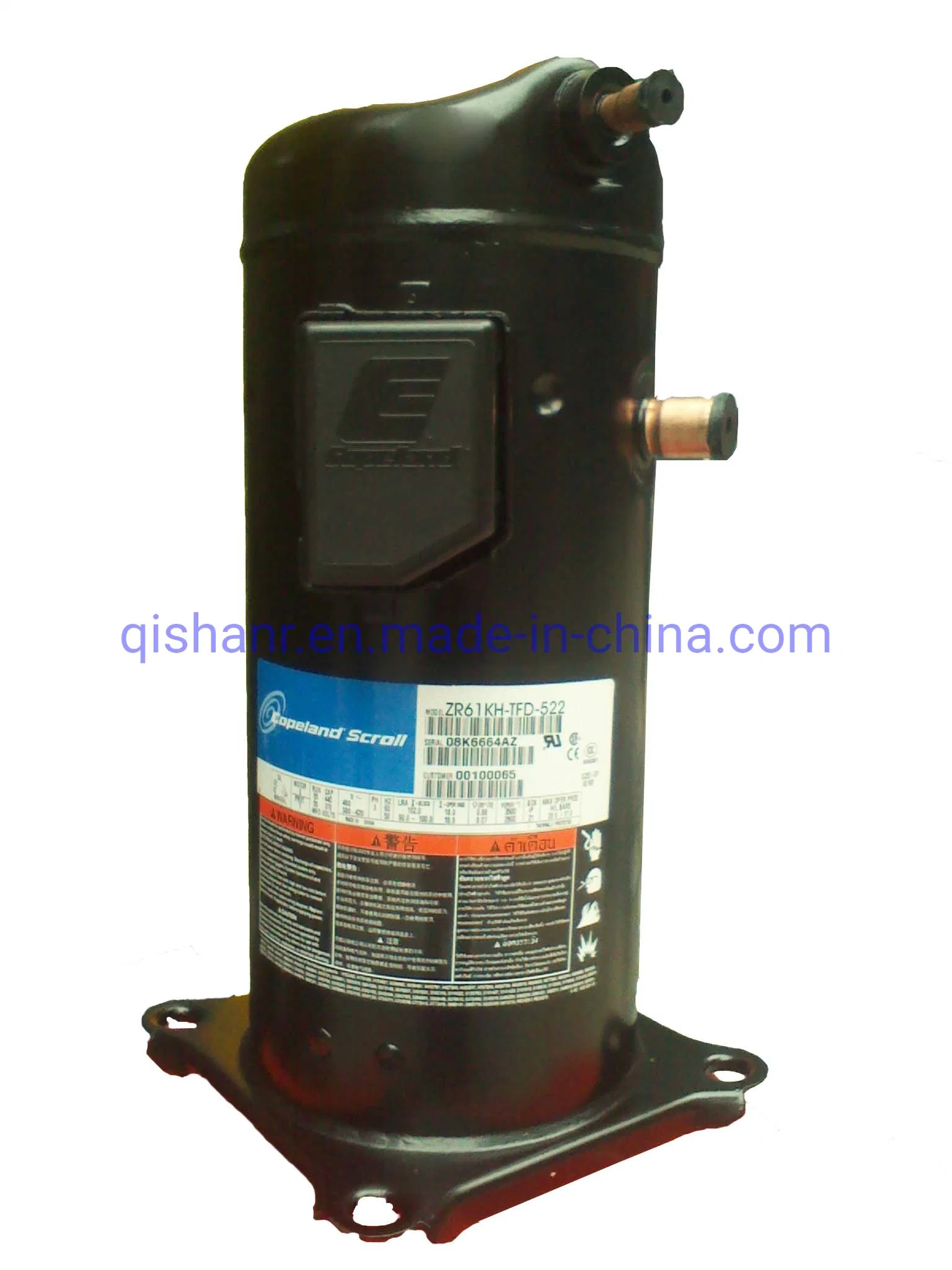 Vr108ks serie VR Copeland Scroll Compressor 522-TFP-R22 con 9hp Gas Para unidad de CA