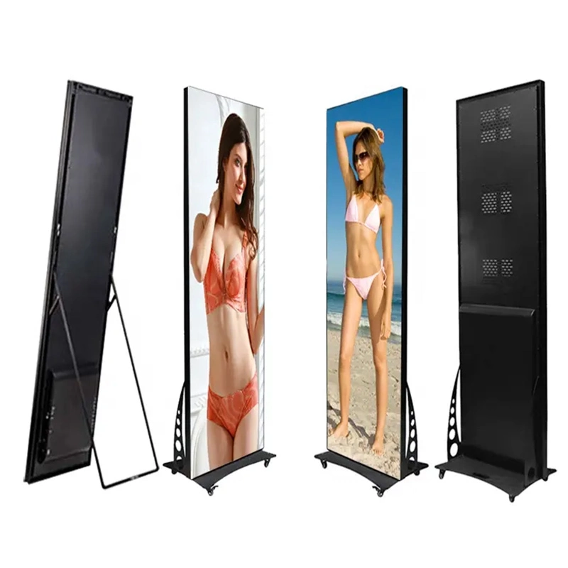 Indoor Digital Portable Display Shopping Mall Mirror Poster P2.5 Poster Digital Signage LED Display