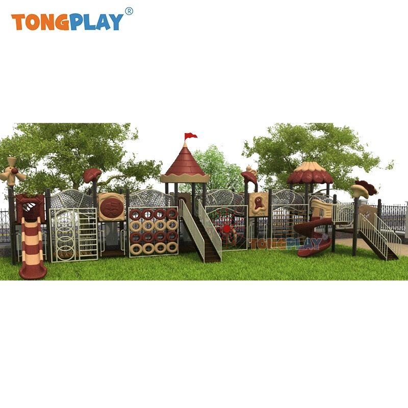 Amusement Park Toys Kids Outdoor Playground Equipment Combined Plastic Slide