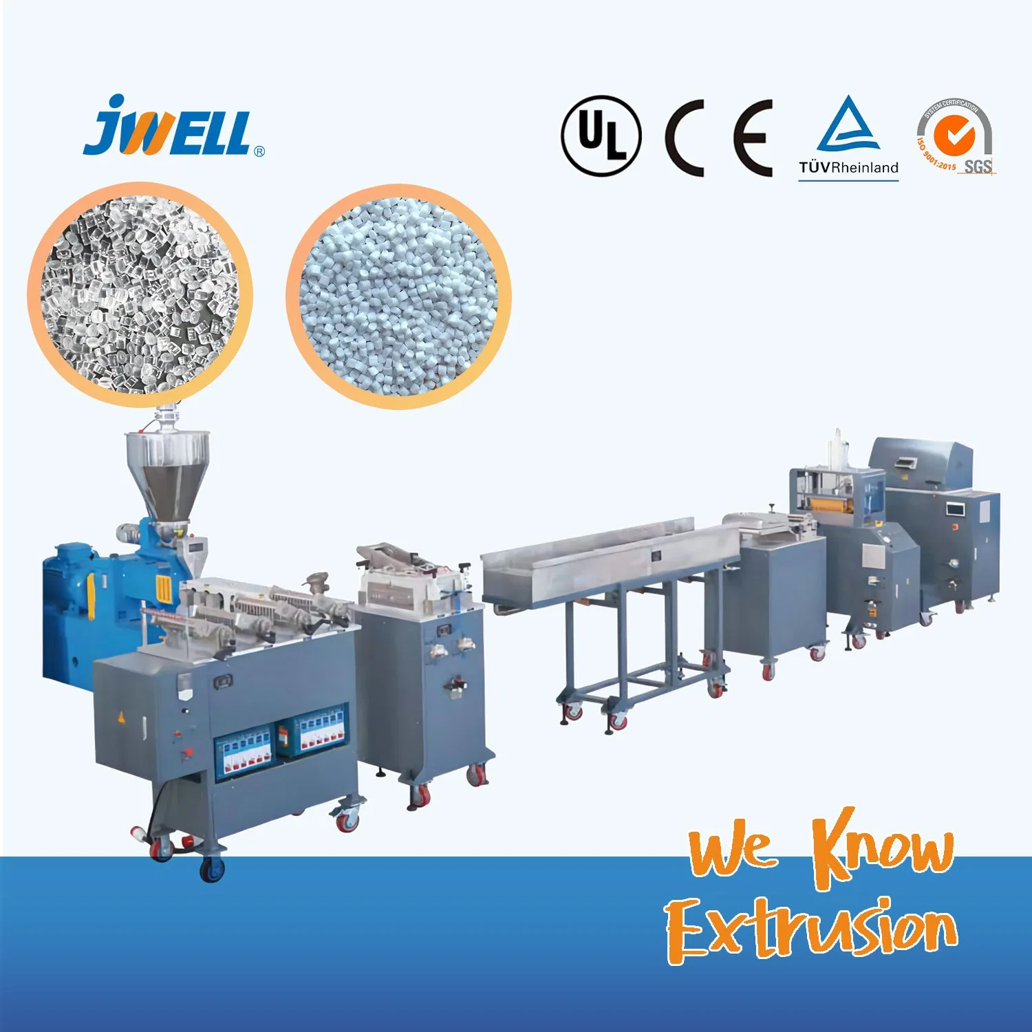 Jwell Machine Long-Fiber Reinforce Thermoplastic Pellets Making Line