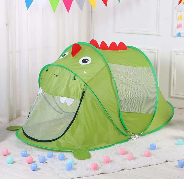 Hot Selling Portable Folding Toy House Cartoon Animal Pop up Kids Beach Tent