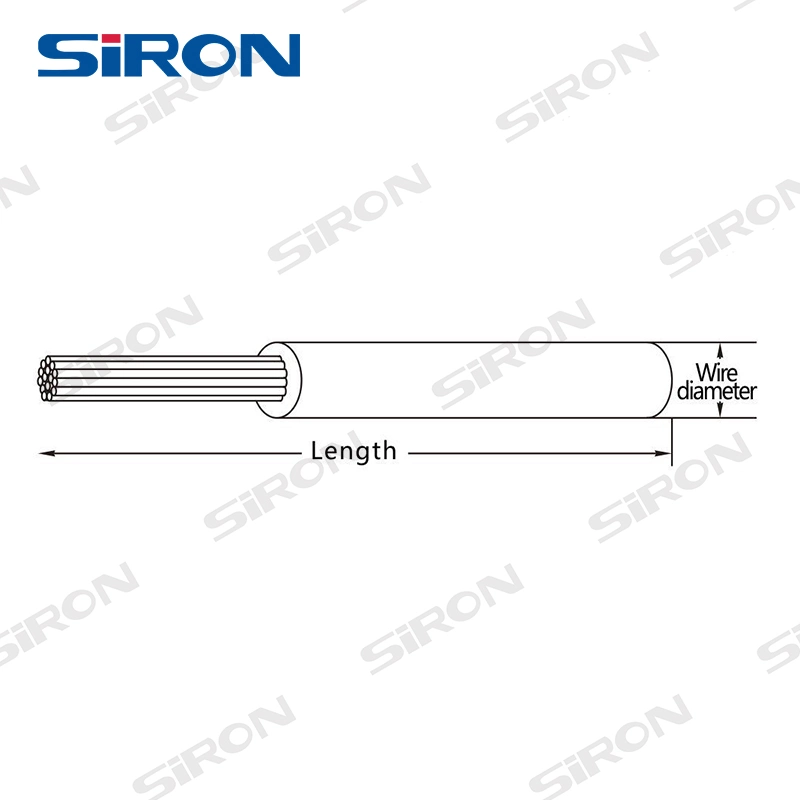 Cable flexible SiRON X100 Multicore resistente al Fuego multifilar 22AWG/24AWG/28AWG señal Cable para control de señal de equipos industriales