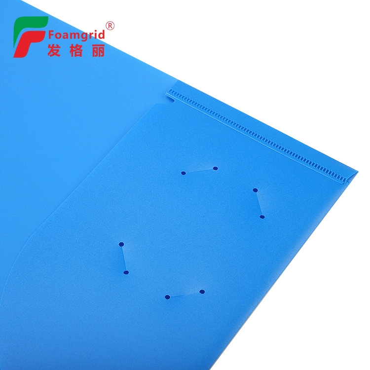 Wholesale/Supplier Cheap Custom Colorful A4 PP Plastic 2 Pocket Document File Folder