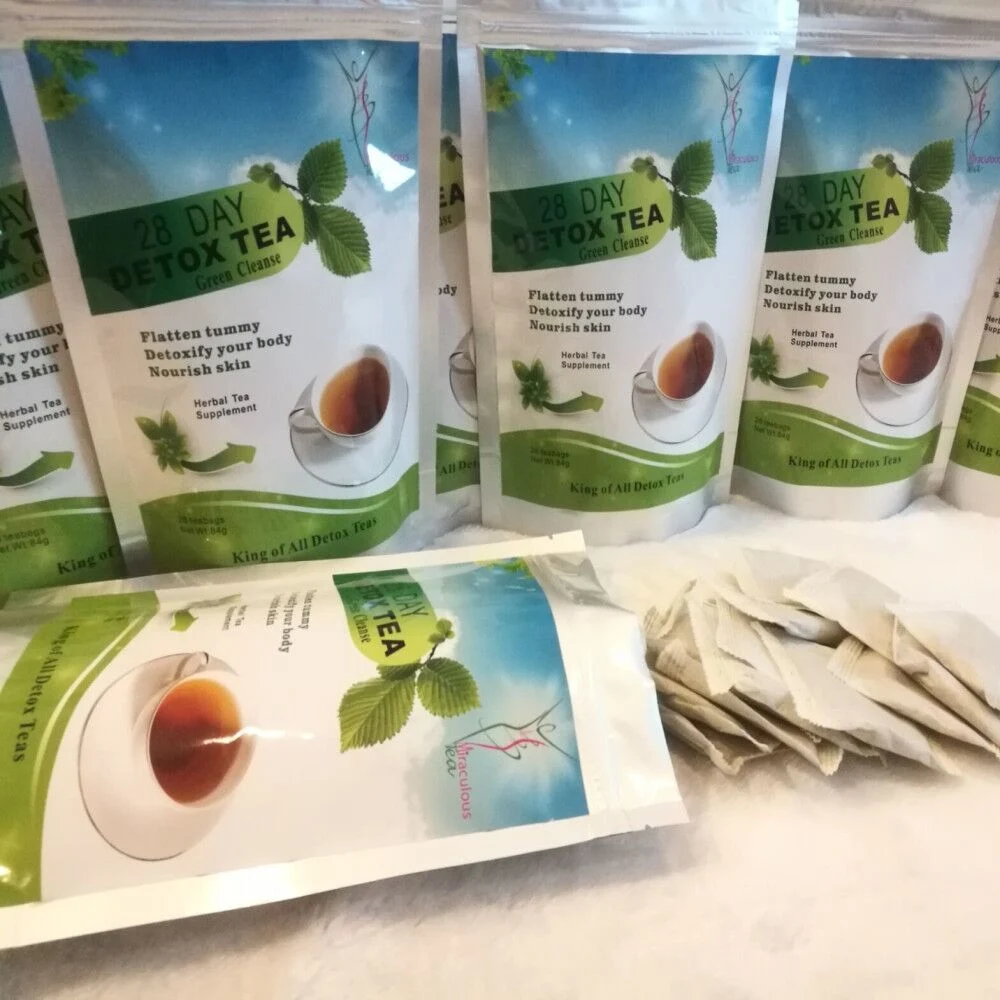 Green Tea Health Care 28 يوما Detox تفقد الوزن الشاي