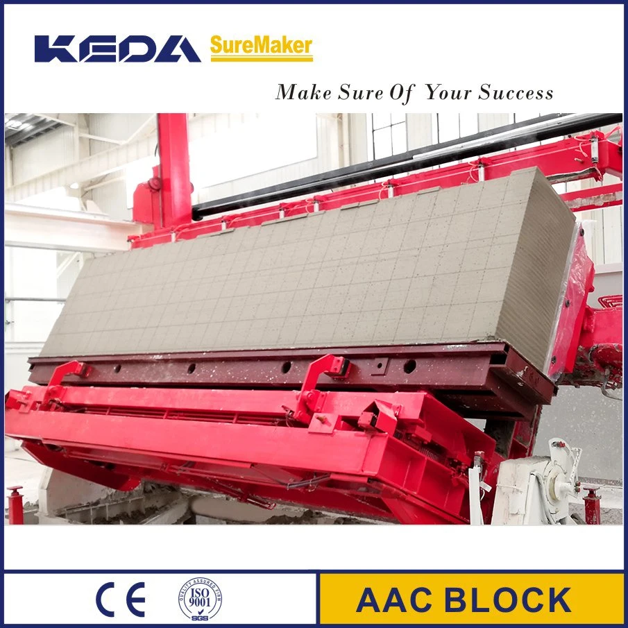 Легкая машина для формовки бетонных блоков в автоклаве Aeroc International