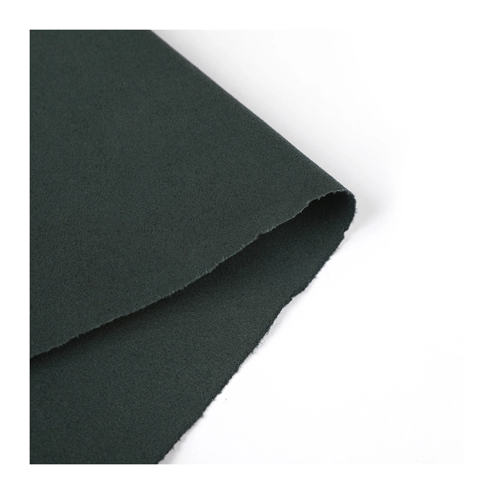 Dark Grey 0.6mm Light Weight Microfiber Suede for Upholstery