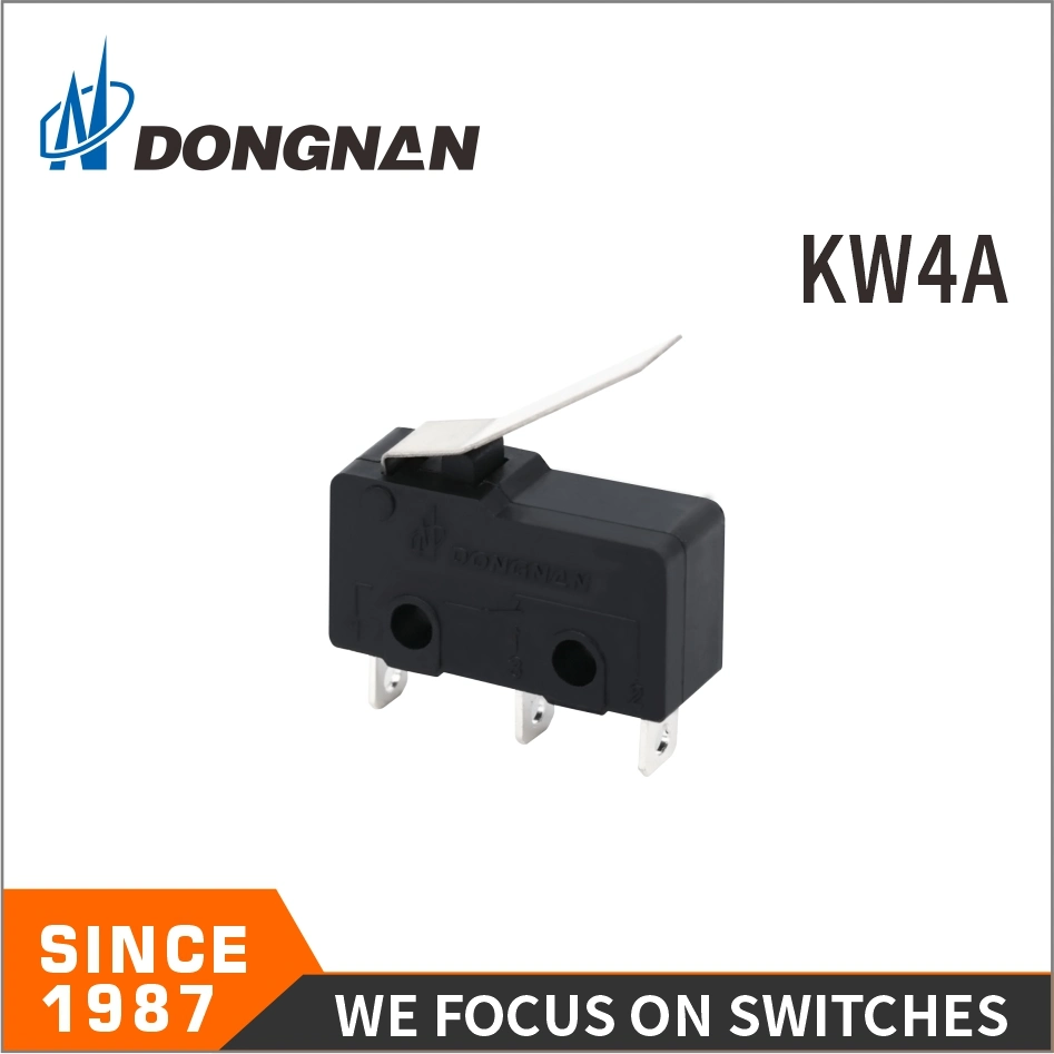 Kw4a Mini Micro Switch Button Switch with Handle Manufacturers Direct Sales