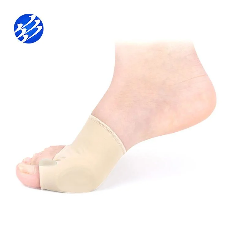 Big Toe Separator Elastic Fabric Orthopädische Bunion Schiene mit Gel