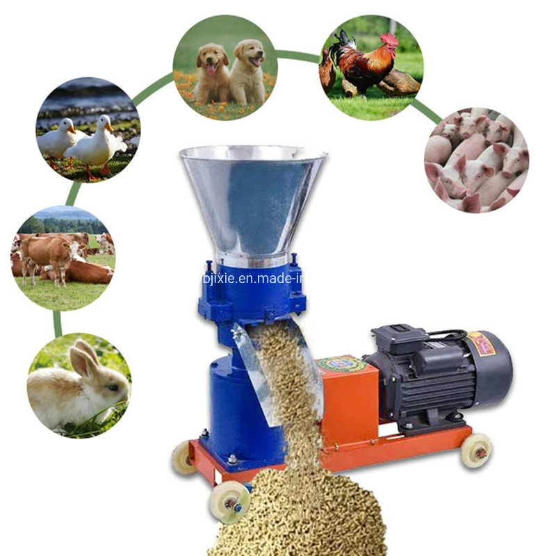 Mini Chicken Cattle Animal Feed Food Pellet Making Machine