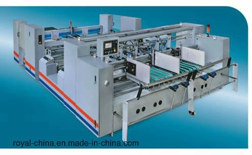 Haute vitesse Dossier Twin-Box Gluer automatique complet de la machine avec la norme ISO9001