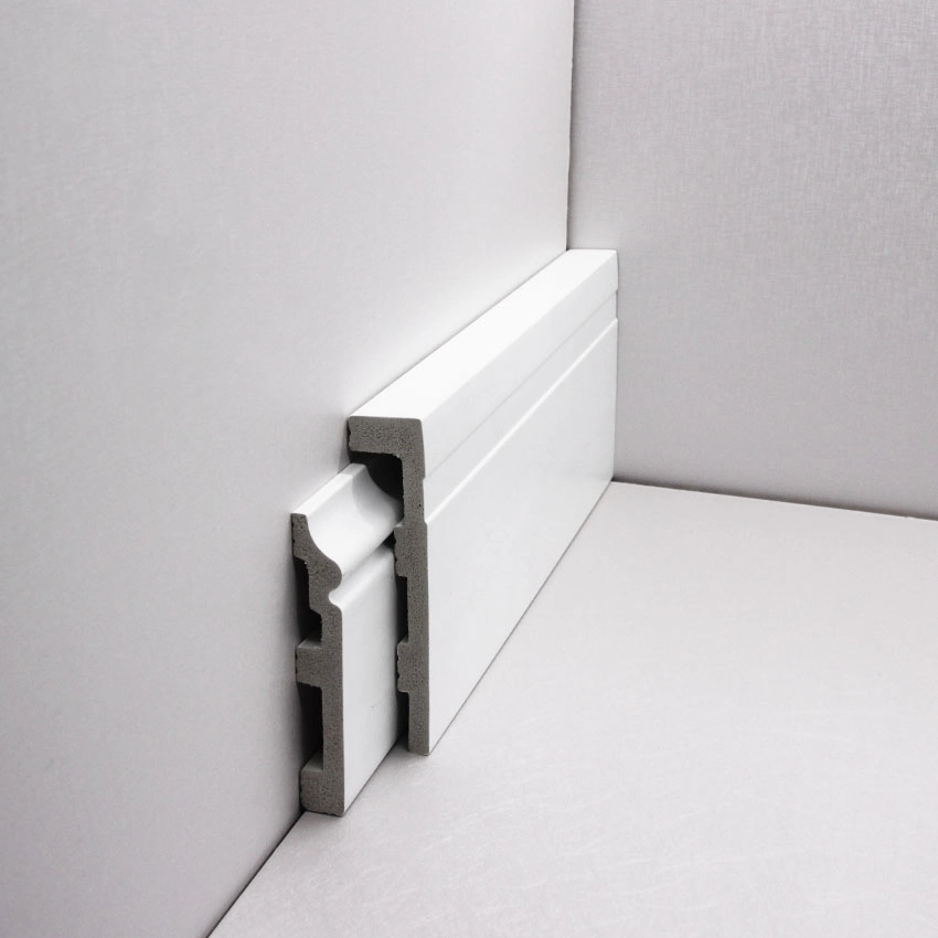 Polystyrene Material Quick Install Waterproof Decorative Moulding Baseboard Flooring & Accessories Skirting Moulding