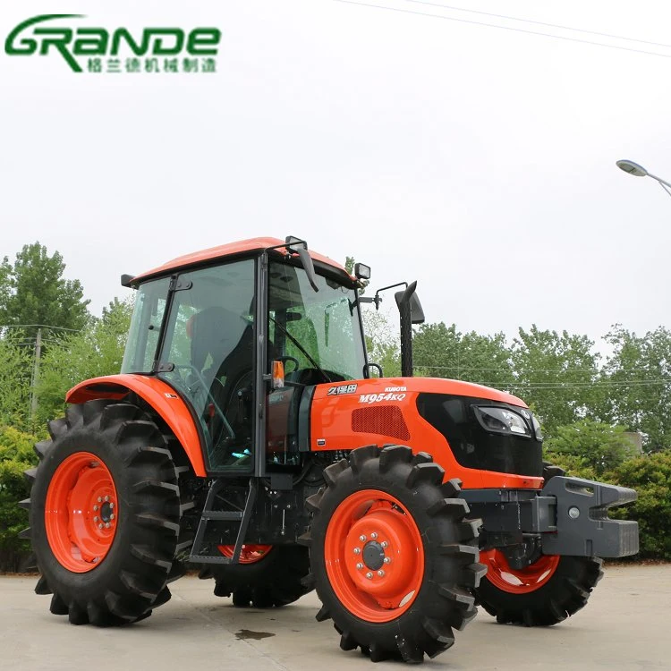 جرارات يابانية في ماكينات المزارع في جرار Kubota 4WD 95HP تسليم سريع