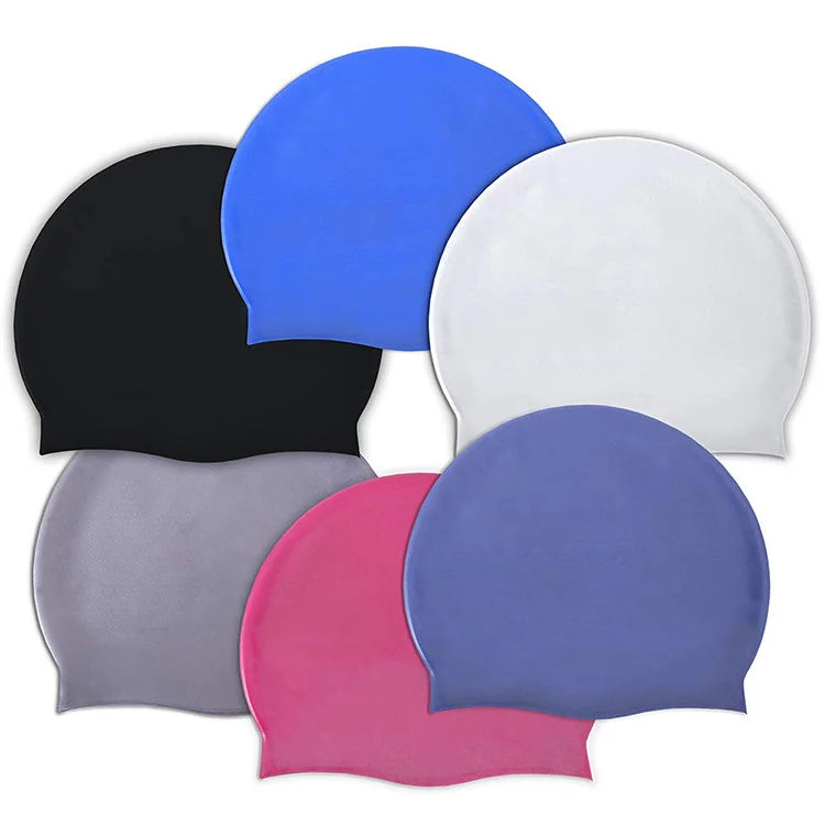 1PC Swimming Cap Men/Women Diving Long Hair Sports Swim Pool Bathing Hat Elastic Sports Accessory