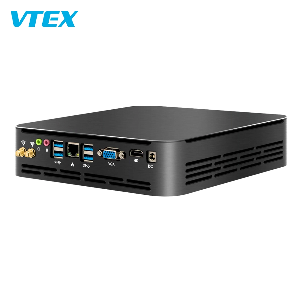 Custom Super I3 I5 I7 Win10/11 HD Graphics Office Dedicated VGA 8*USB Msata Fan Heat Dissipation Mini PCS Manufacturer