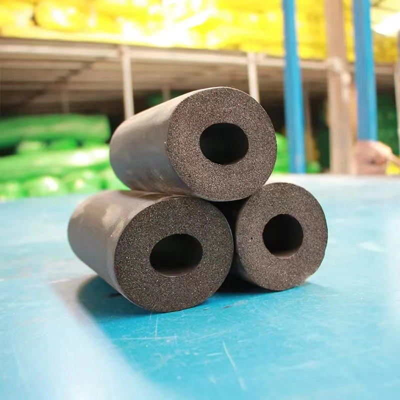 Custom Size Any Color Gym Use NBR Foam Rubber Tube Insulation PVC Pipe Roll Bar Crashproof Tube Foam