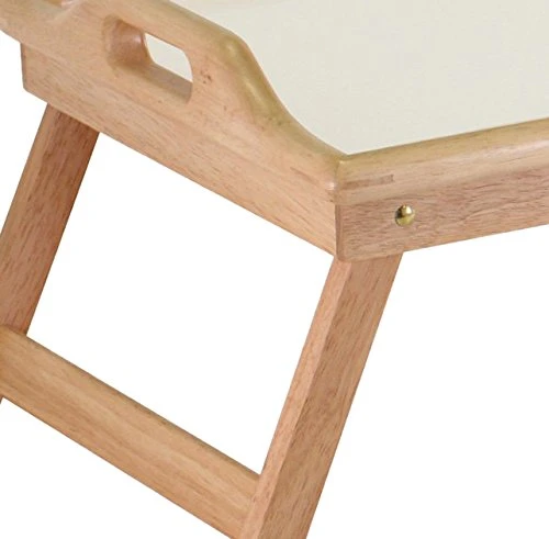 Mesa de bandejas de bambú/madera/madera ecológica con patas plegables para té/café/bebidas/comida