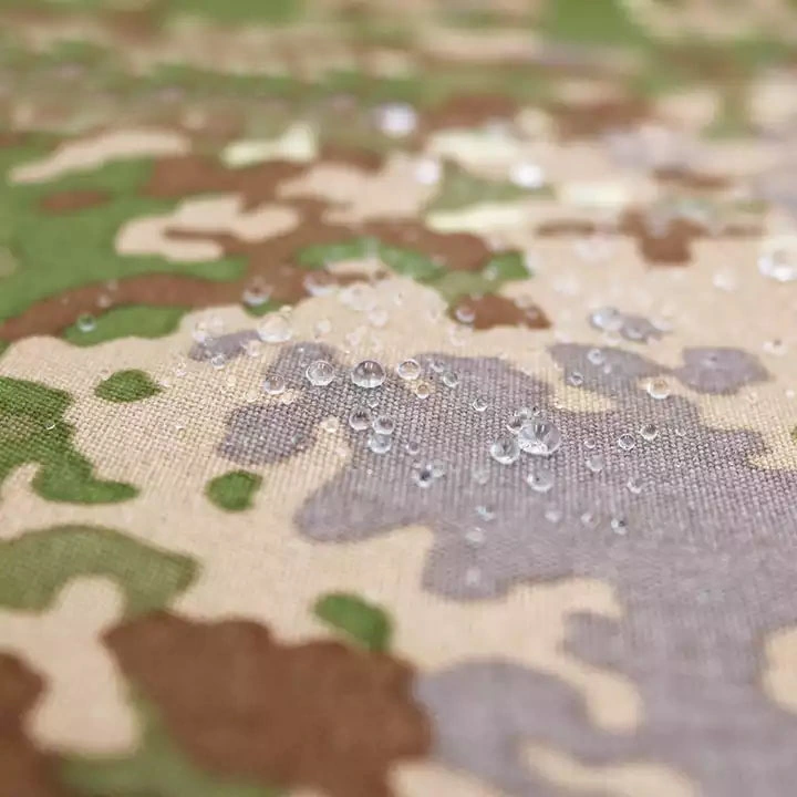 Горячие продажи Desert рипстоп 50% нейлон Camouflage 50% хлопок ткани Напечатанный Flecktarn