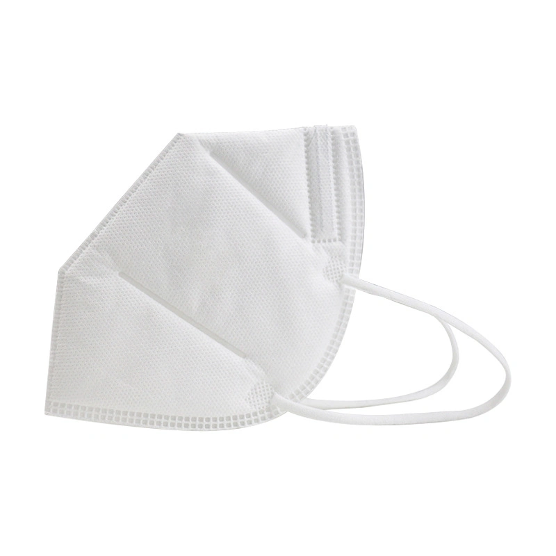 White in Stock KN95 Masks Non-Woven Disposable Folding Face Mask Fabric Dustproof Windproof Respirator for Outdoor