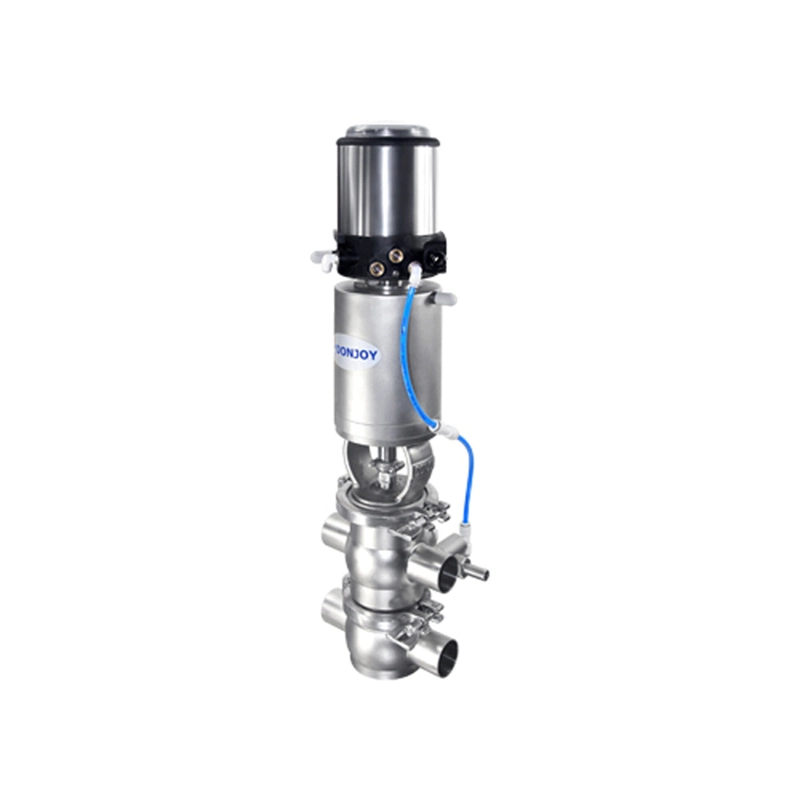 3A Sanitary Mixproof Valve with Pneumatic Actuator for Dairy Beverage