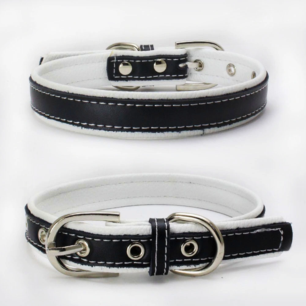 Hot Selling Double Leather Comfort Substrate Belt Type Pet Collar