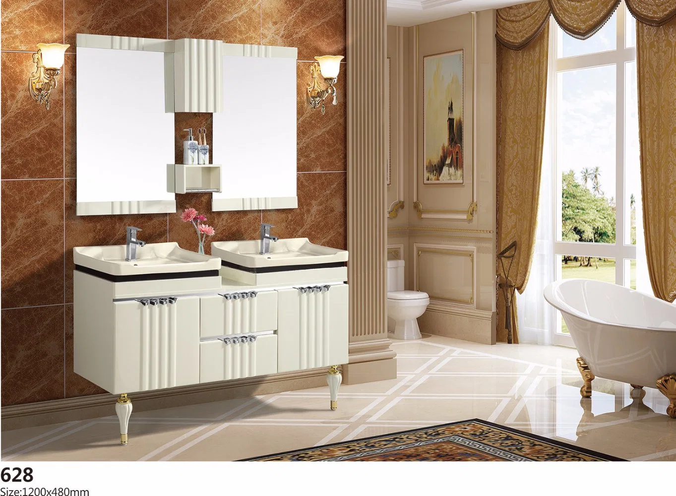 PVC Cabinet, Vanity, Furniture with Good Quality,