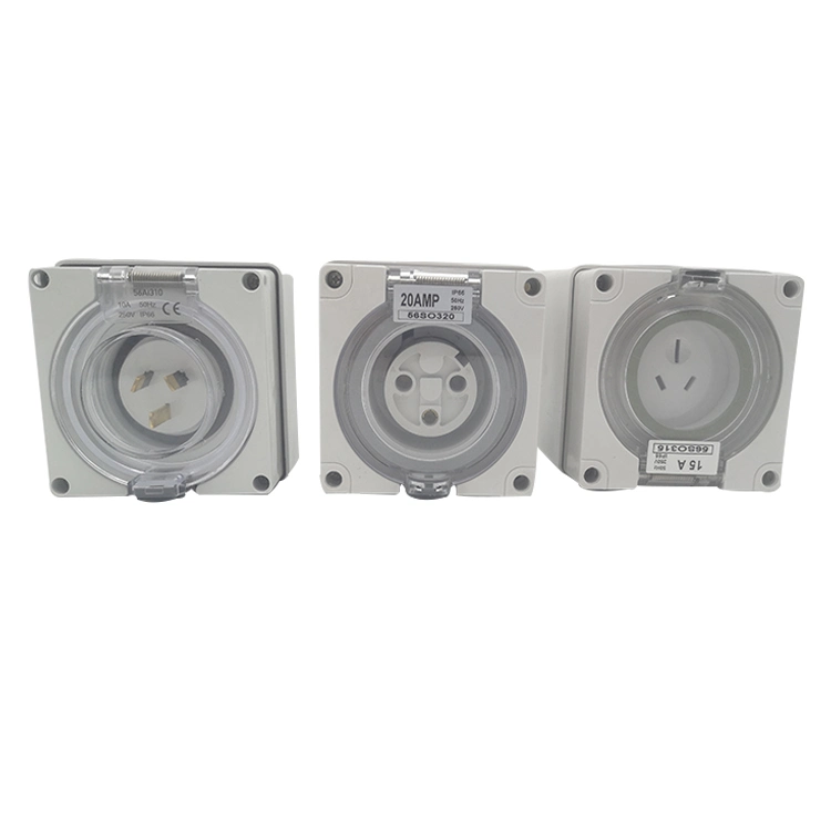 SAA Approved 5 Round Pin 32 a Weatherproof Industrial Electrical Plug and Socket