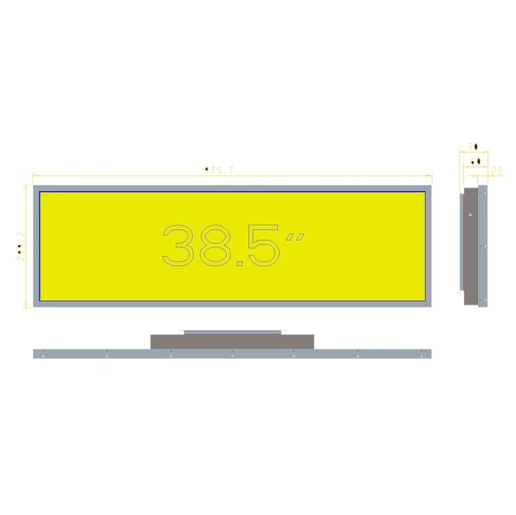 21inch Ultra Wide LCD Monitor Bar Display LCD Screen Shelf Digital Signage