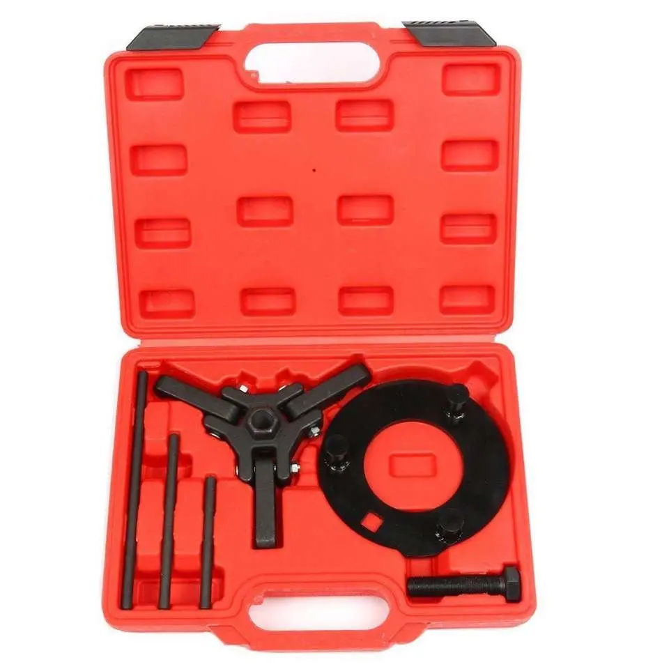 6 PC Automotive Tools Chinese Factory DNT Manufacturer Harmonic Balancer Damper Pulley Puller Set for Car Repair