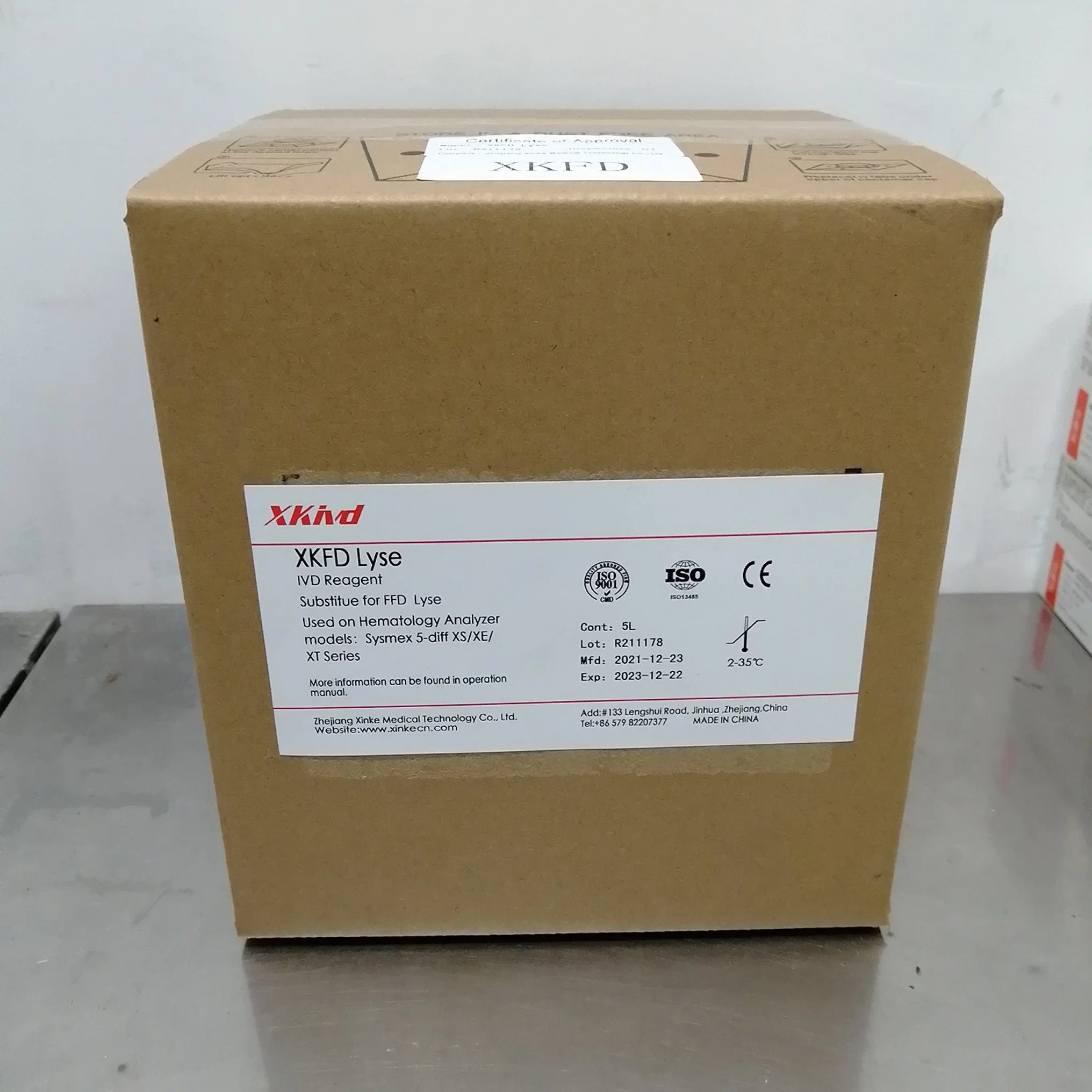 Hematology Analyzer Reagents for Sysmex Xs500I 1000I 4dl Lyse