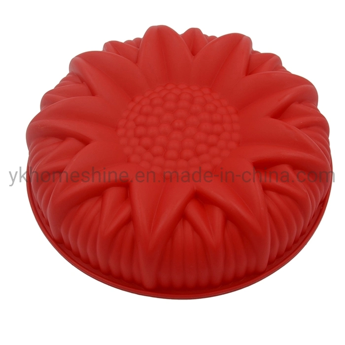 Sunflower Shaped Round Silicon Cake Baking Mold Food Grade Eco-Friendly Silicone Baking Pan