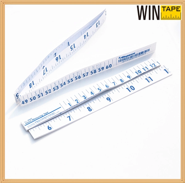 100cm (39inch) Medical Infant Dentist Gift Custom Printed Paper Measuring Tape Disposable Hospitcal Used Product with Your Logo