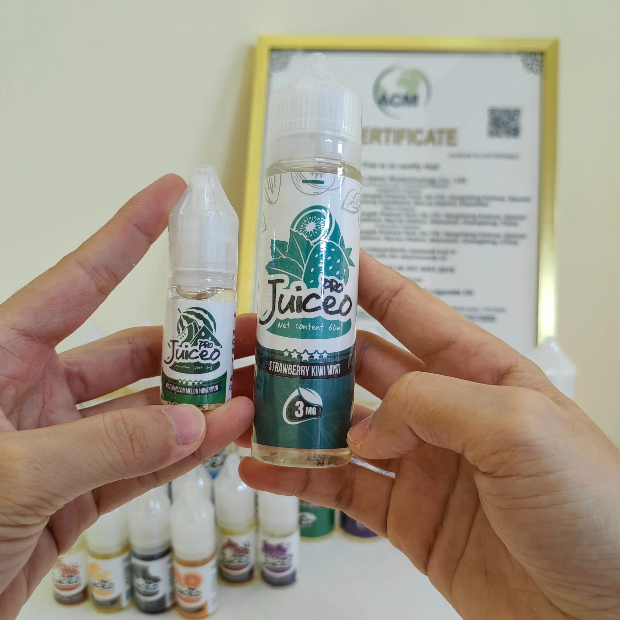 Sal de Nic Ejuice Wholesale/Supplier, E-Cig Vape jugo, 60ml muestras gratis