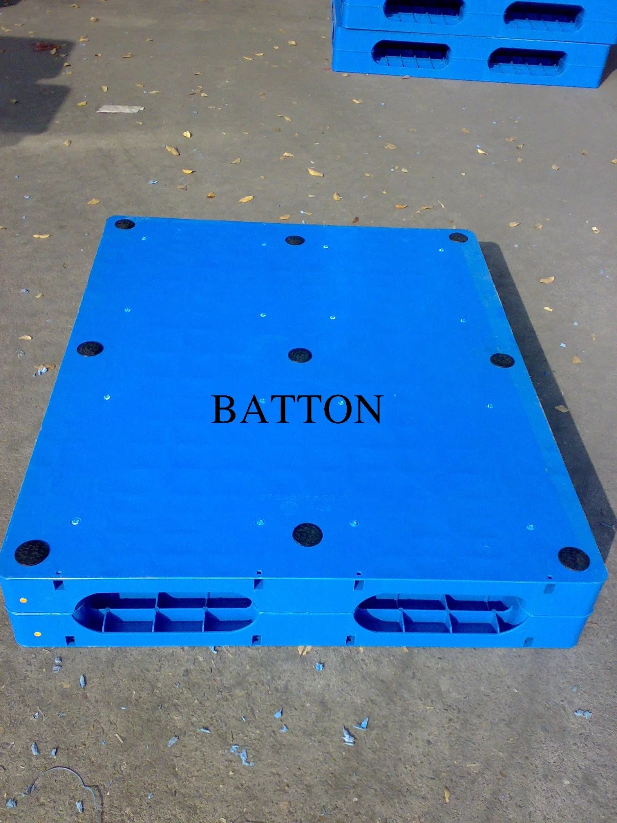 1100X1100mm Strong Double Deck Flat Surface Plastic Pallet