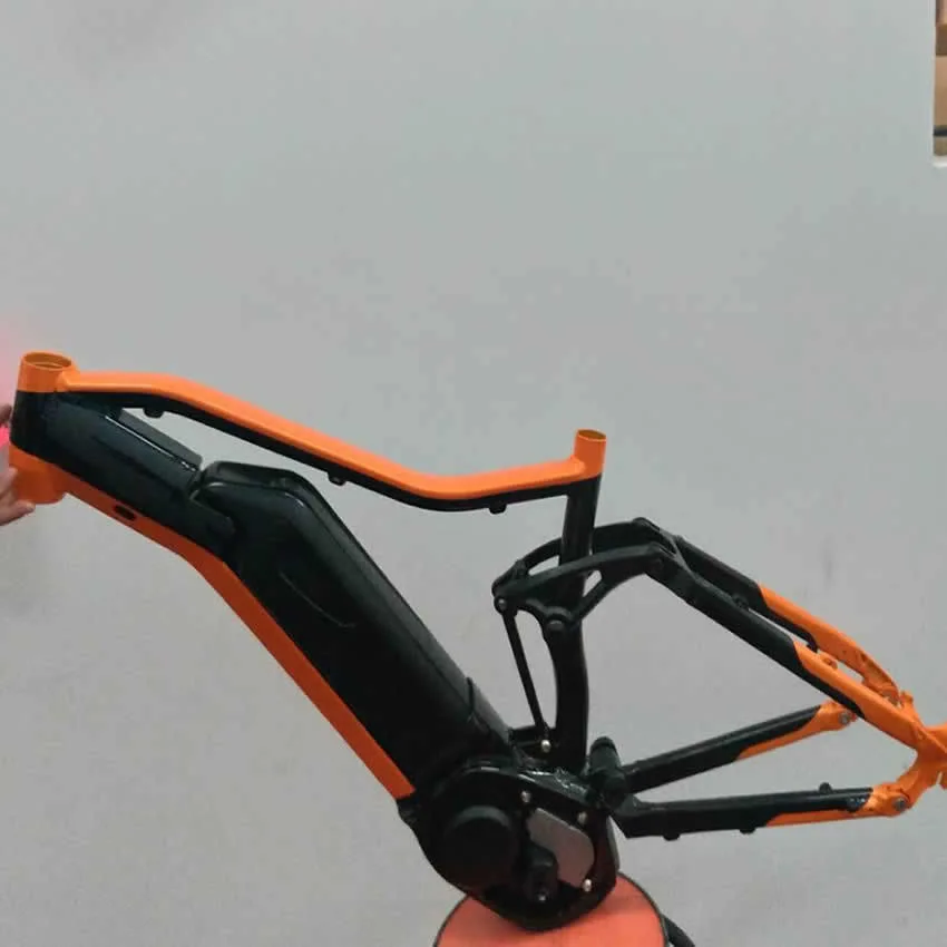 Electric Bicycle Parts Bafang Mountain Full Suspension E-Bike Frame