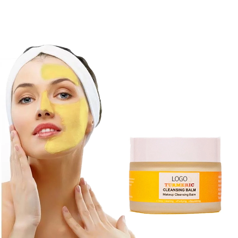 Bálsamo orgânico Açafrão rosto seco alimentando Creme Facial Removedor de maquiagem